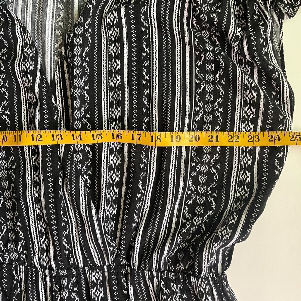 Falls Creek Black and White Jumpsuit Size 2X - Picture 5 of 5
